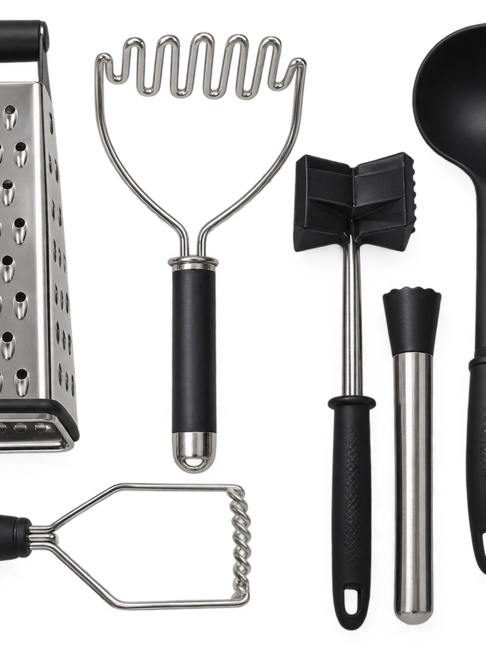 Black Stainless Steel Kitchen Utensils Set - Home